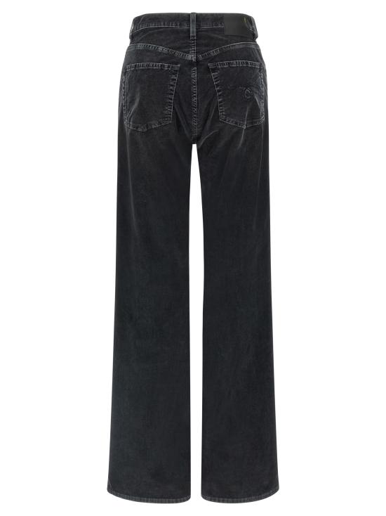 26SS 알13 스트레이트 팬츠 R13W7020D364AOBSIDIANSTRETCHCORDBLACK Black - R13