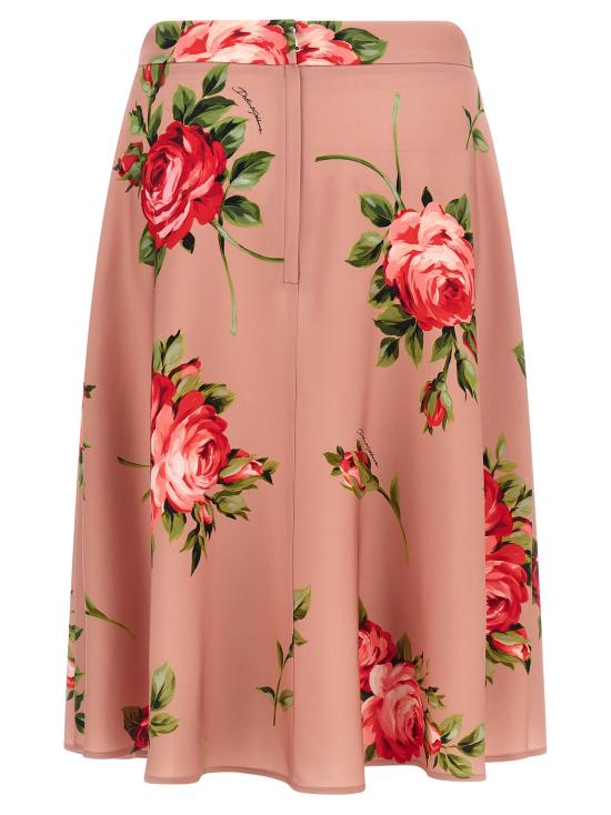 26SS 돌체앤가바나 미디 스커트 F4C02TFSA8QHF5ZN Pink - DOLCE & GABBANA