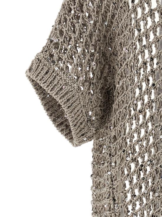 26SS 페세리코 가디건 E99166F039329A70A Silver - PESERICO