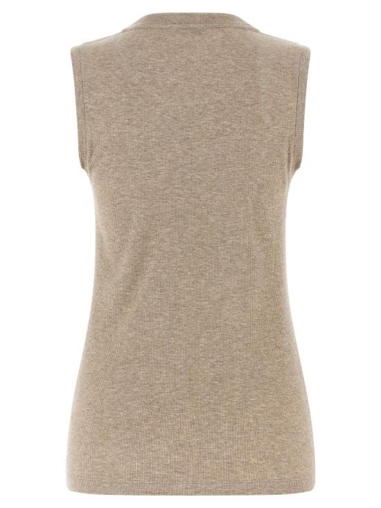 26SS 페세리코 민소매 티셔츠 A08700J002351949 Beige - PESERICO