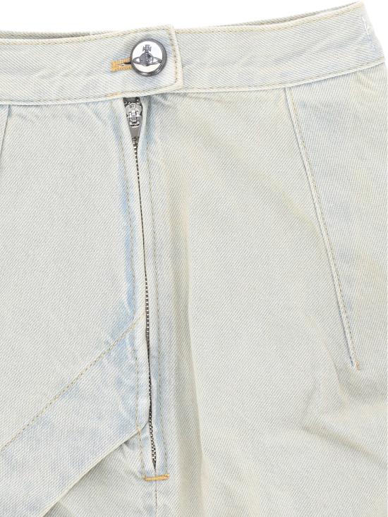 26SS 비비안웨스트우드 미디 스커트 1903001G W01C1B412 Blue - VIVIENNE WESTWOOD