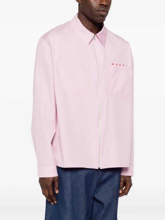 26SS 마르니 긴팔 셔츠 CUMU0297P0USCT88 LRC20 QUARTZ - MARNI