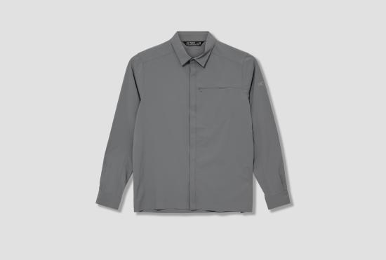 26SS 아크테릭스 긴팔 셔츠 스카이라인 긴팔  남성용 X000010620 회색