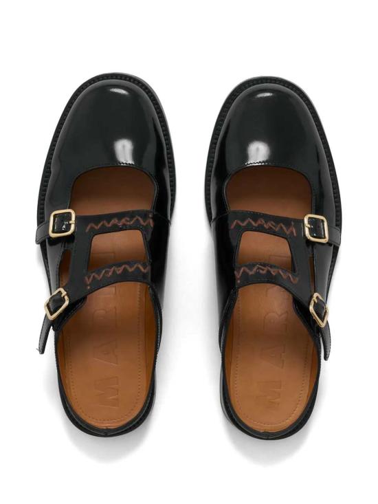 26SS 마르니 뮬/슬리퍼 SBMS010202PS679 BLACK - MARNI