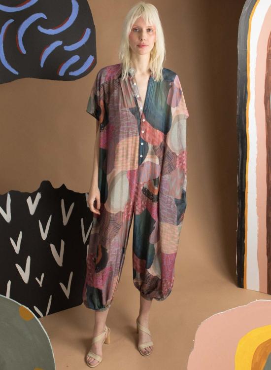  메그 점프수트 멕 레네가도 점프 레네가도 프린트 - MEG