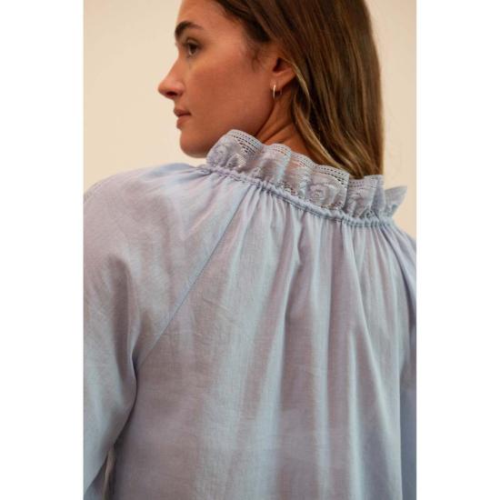  밀레 블라우스 아네트 탑 스카이 - MILLE