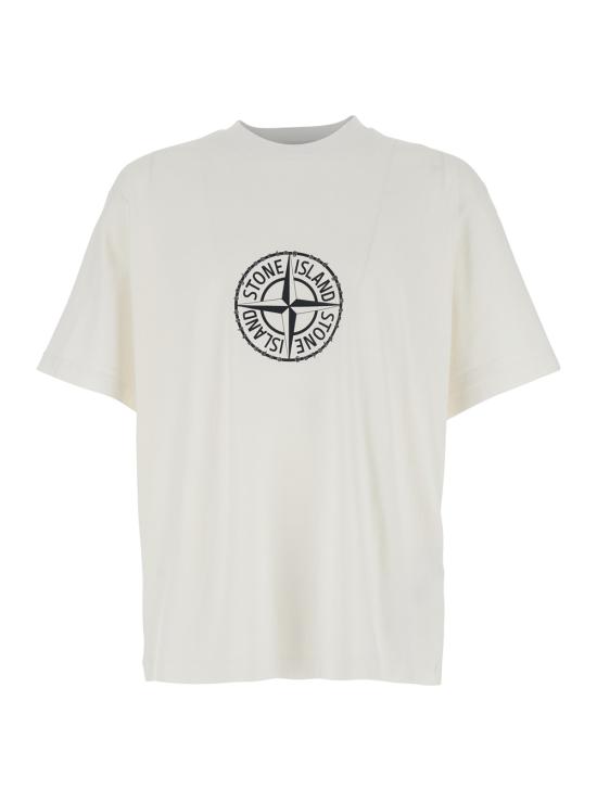 26SS 스톤 아일랜드 반팔 티셔츠 L1S152100001S0362V0001 White