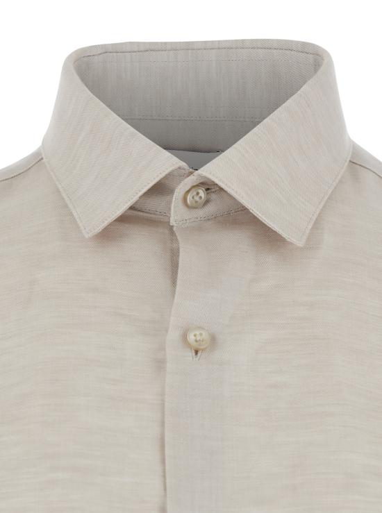 26SS 캘빈클라인 긴팔 셔츠 LV019EU1217KG Beige - CALVIN KLEIN