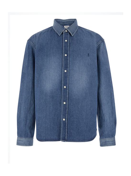 26SS 생로랑 데님 셔츠 862246Y29YA4428 Blu