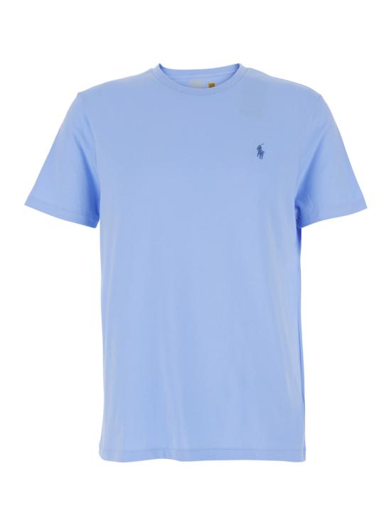 26SS 폴로 랄프로렌 포니로고 자수 반팔 티셔츠 710671438020 Light blue
