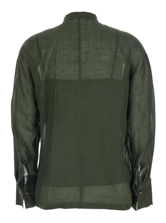 26SS 막스마라 스튜디오 블라우스 2616261032600061 Green - MAX MARA STUDIO