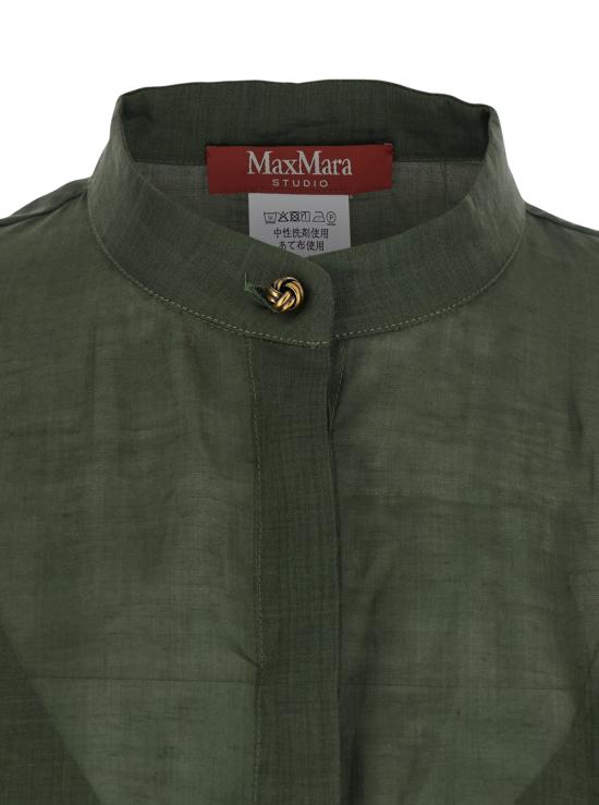 26SS 막스마라 스튜디오 블라우스 2616261032600061 Green - MAX MARA STUDIO