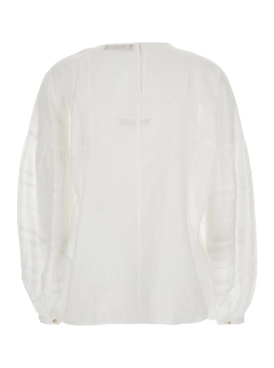 26SS 막스마라 스튜디오 블라우스 2616261022600031 White - MAX MARA STUDIO