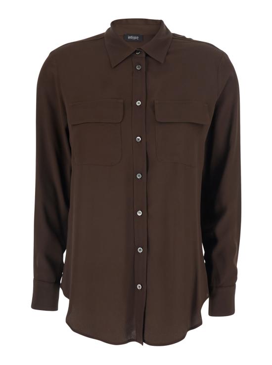 26SS 플레인 셔츠 134240574321 Brown