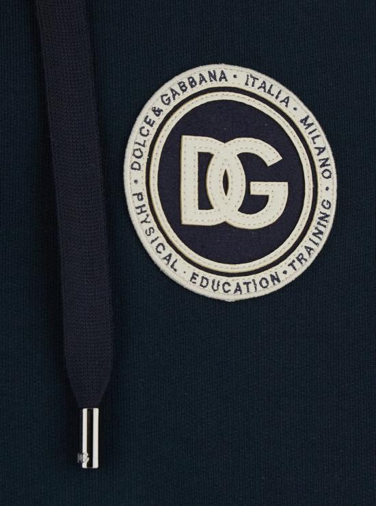 26SS 돌체앤가바나 후드 티셔츠 G9AIYZG7PZGB0665 Blu - DOLCE & GABBANA