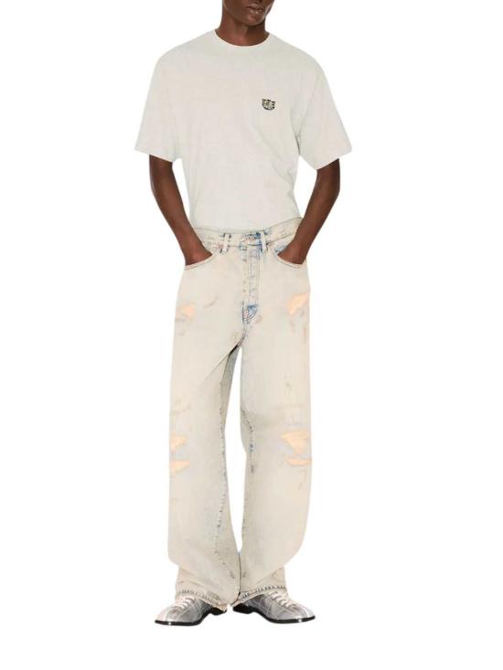 26SS 겐조 반팔 티셔츠 FG55TS2054SG93 PALE GREY DOM - KENZO