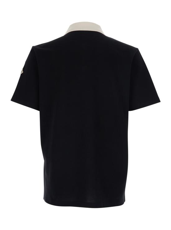 26SS 몽클레어 폴로 티셔츠 8A0000389A16999 BLACK DOM - MONCLER