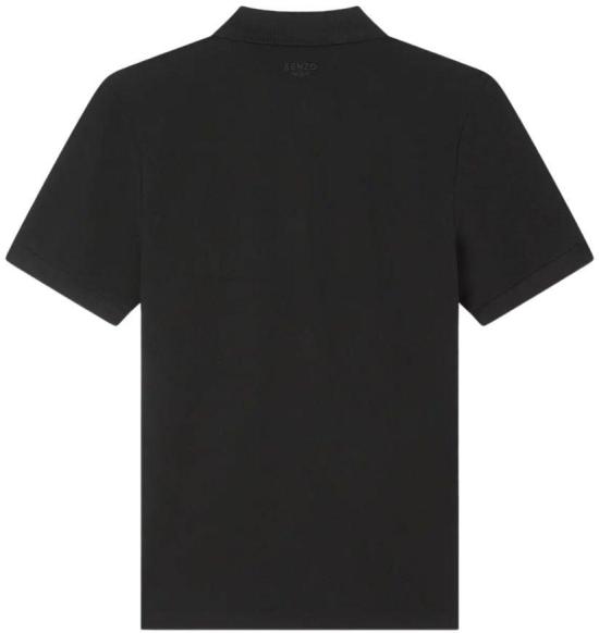 26SS 겐조 와일드 타이거 슬림 폴로 티셔츠 FG5 5PO101 4PU 99J BLACK DOM - KENZO