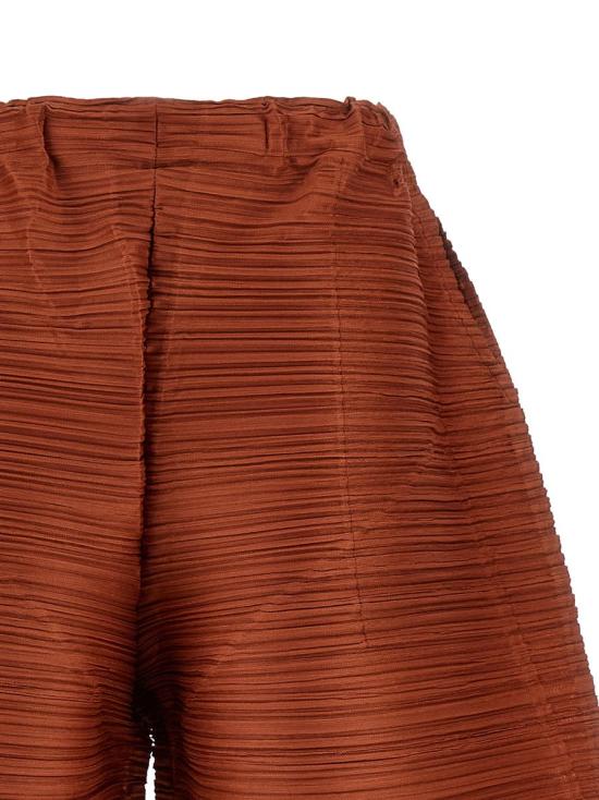 25FW 플리츠플리즈 가죽 팬츠 PP58JF39246 TERRACOTTA DOM - PLEATS PLEASE