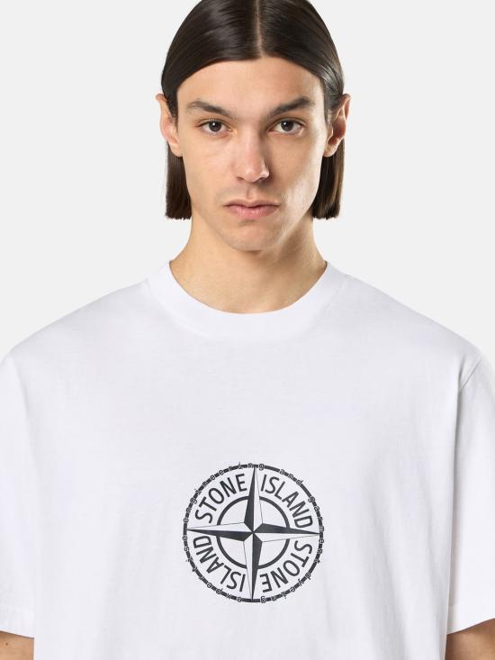 26SS 스톤 아일랜드 반팔 티셔츠 L1S152100001S0362 V0001 White - STONE ISLAND