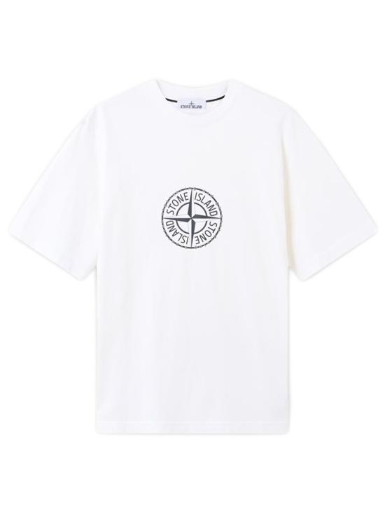 26SS 스톤 아일랜드 반팔 티셔츠 L1S152100001S0362 V0001 White