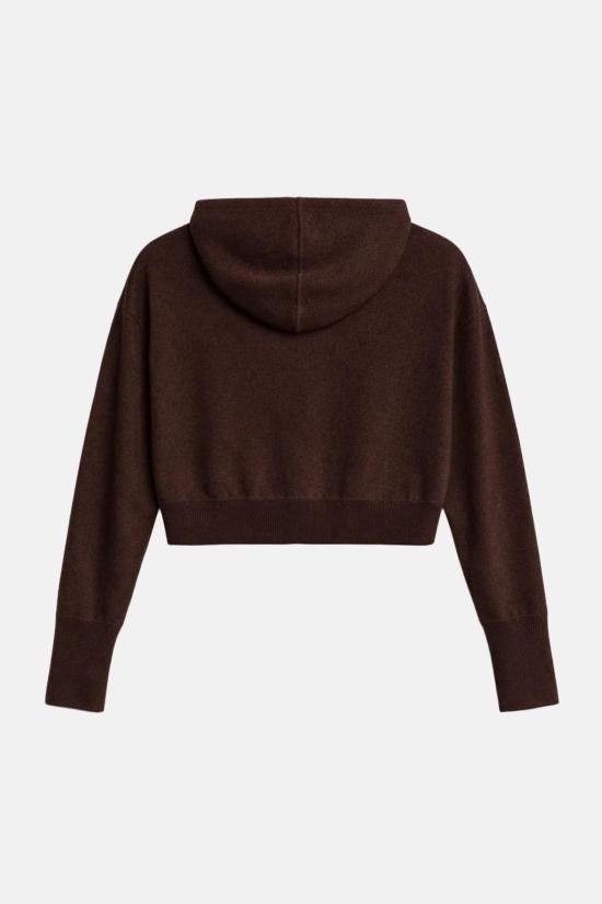  더 타일 클럽 스웨터 타일 클럽 에이미 캐시미어 지퍼 후드 티셔츠 - THE TILE CLUB