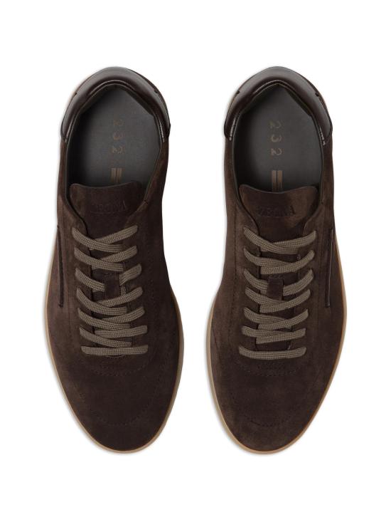 26SS 에르메네질도제냐 스니커즈 LHSOYS8218Z COC Brown - ERMENEGILDO ZEGNA