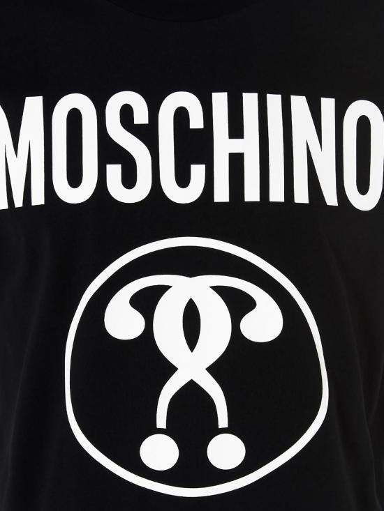  모스키노 반팔 티셔츠 070320411555 Black - MOSCHINO