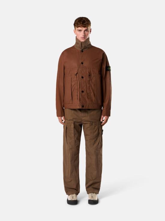 26SS 스톤 아일랜드 긴팔 셔츠 L1S154100010S0299 V007C Brown - STONE ISLAND