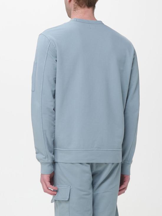 26SS 씨피 컴퍼니 라이트 플리스 크루넥 스웨트셔츠 20CMSS711A002246G 809 Blue - C.P. COMPANY