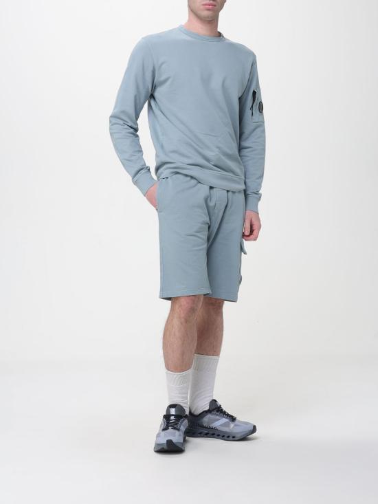 26SS 씨피 컴퍼니 라이트 플리스 크루넥 스웨트셔츠 20CMSS711A002246G 809 Blue - C.P. COMPANY