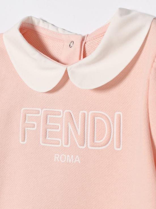 26SS [키즈] 펜디 점프수트 BFB5645V0 F1UL9 Peony - FENDI