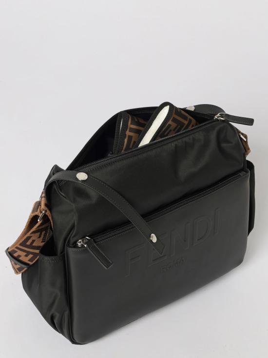 26SS [키즈] 펜디 크로스백 7VB014AI9U F05U0 Black - FENDI