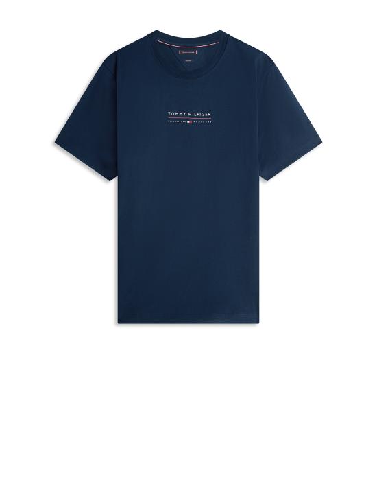 26SS 타미힐피거 반팔 티셔츠 MW0MW42363 DW5 DESERT SKY