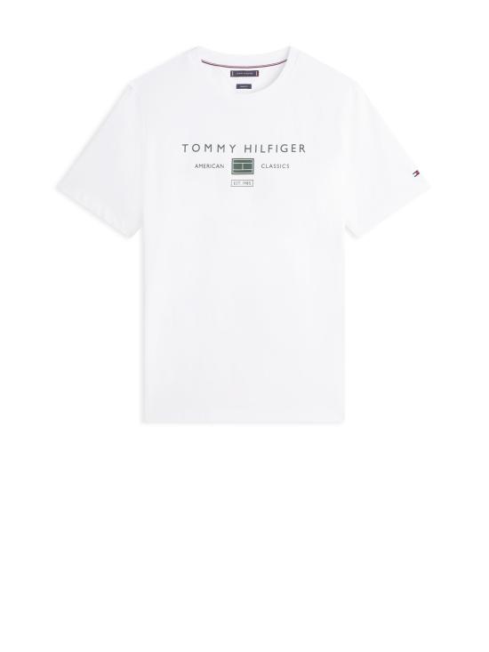 26SS 타미힐피거 반팔 티셔츠 MW0MW42365 YBR White