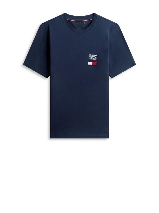 26SS 타미힐피거 반팔 티셔츠 MW0MW42367 DW5 DESERT SKY