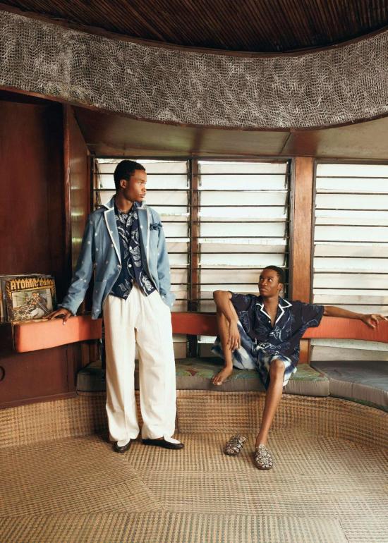  포스트 임페리얼 수트 자켓 X 디스 이즈 어스 아자사 블레이저 - POST IMPERIAL