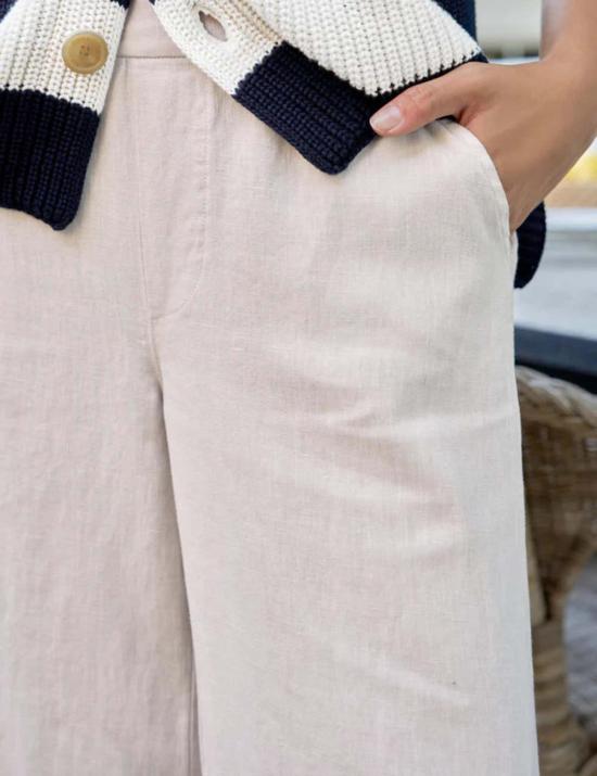  프랭크 앤 에일린 스트레이트 팬츠 프랭크 & 아일린 메이지 풀온 크롭 와이드 레그 팬츠 - FRANK & EILEEN