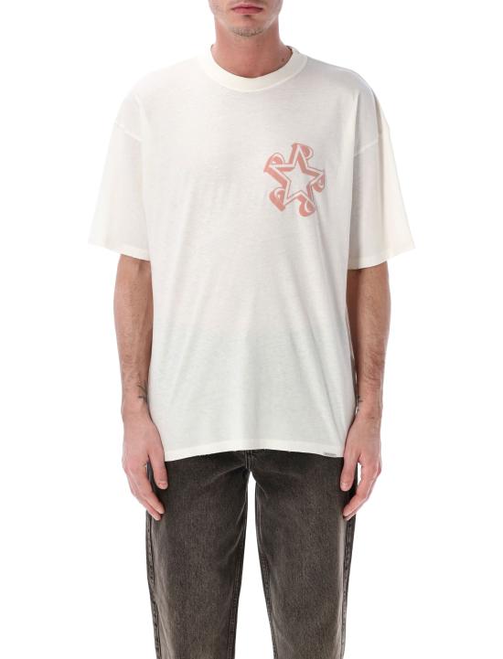 26SS 리프레젠트 반팔 티셔츠 MLM100172 FLAT WHITE