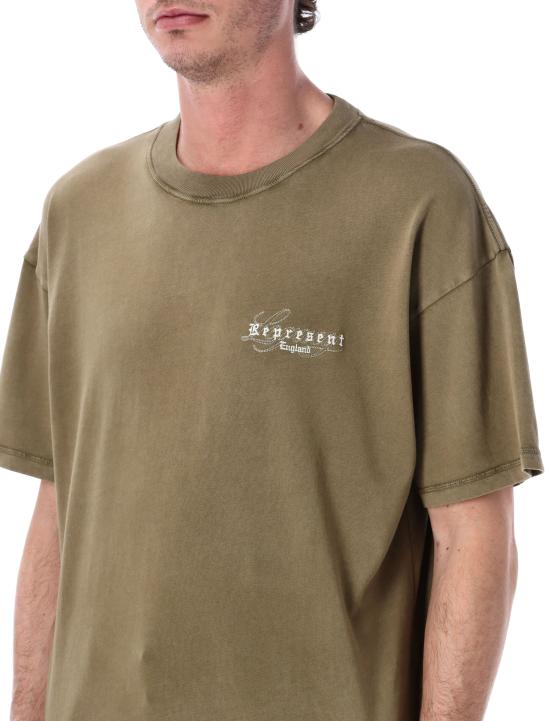 26SS 리프레젠트 반팔 티셔츠 MLM100178 59 AGED KHAKI - REPRESENT