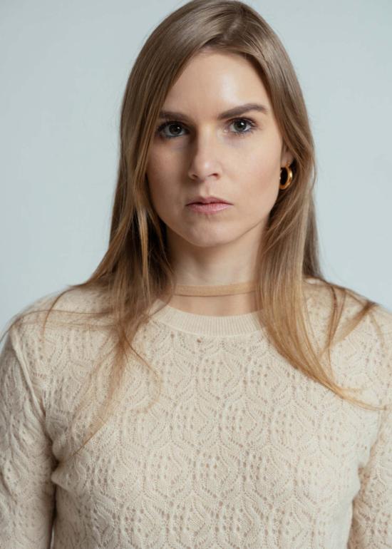  브라조 트리콧 스웨터 Brazeau 트리코 레이스 풀오버  블론드 - BRAZEAU TRICOT