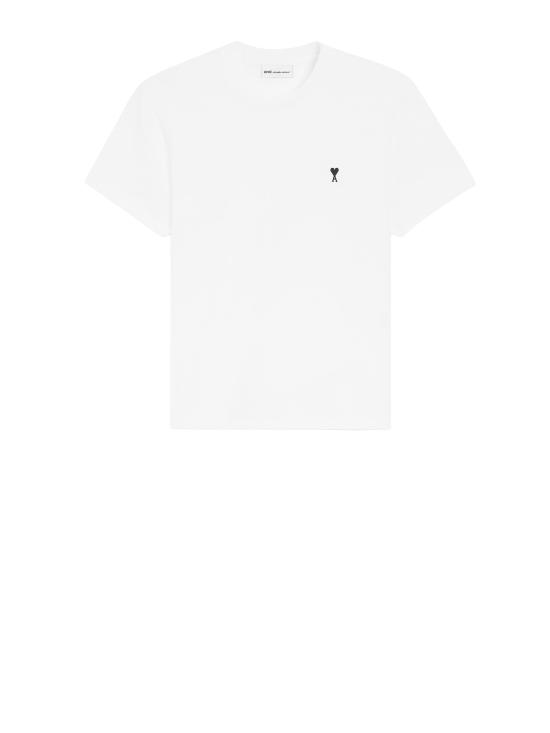 26SS 아미 스몰 하트 로고 라이트 코튼 저지 티셔츠 HTS346 724 100 White