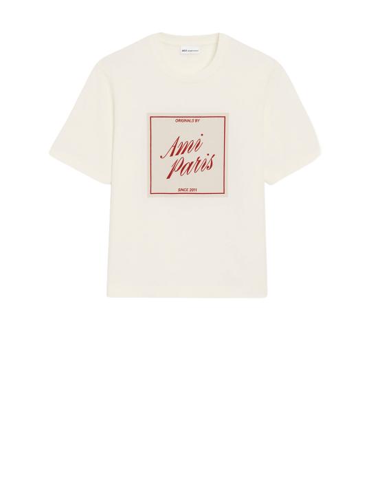 26SS 아미 반팔 티셔츠 UTS385 726 136 BLANC CREME