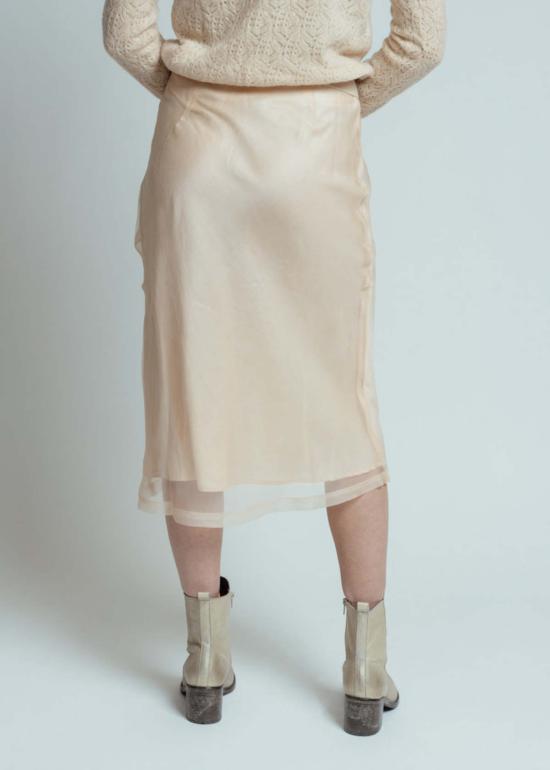  Brazeau Tricot 스커트 브라조 트리코 오르간자 레이디  블론드 - OTHER BRANDS