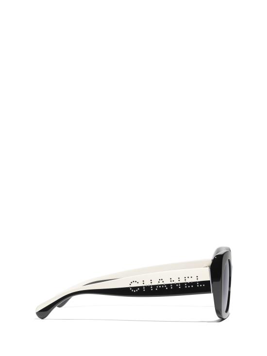 26FW 샤넬 선글라스 CH5563B C501S6 BLACK - CHANEL