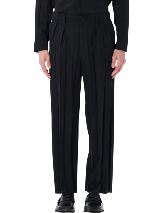 26SS 옴므 플리세 이세이 미야케 스트레이트 팬츠 HP66FF177 15 Nero