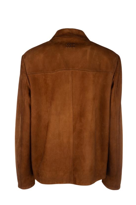 26SS 미우미우 가죽 자켓 MPV948104R F0134 Brandy - MIU MIU