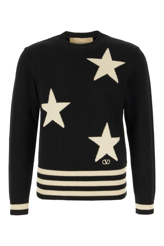 26SS 발렌티노 가라바니 스웨터 8V3KC37HBB3 9RA NERO BURRO