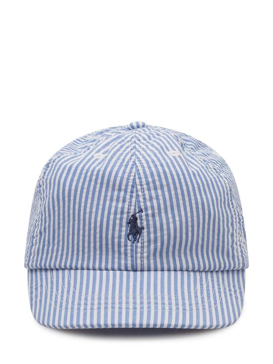 26SS [키즈] 폴로 랄프로렌 모자 322B21501 001 7310A BLUE WHITE