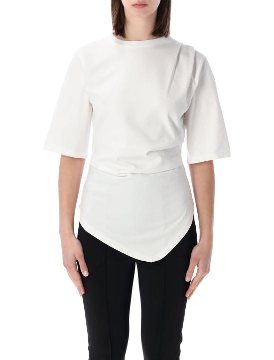 26SS 로에 반팔 티셔츠 41620206 100 Bianco